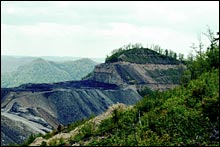 What's left of Kayford Mountain, W.Va.