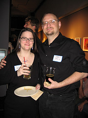 Grist Reader Party - Jamais Cascio and wife Janice