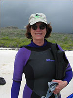 woman in wetsuit