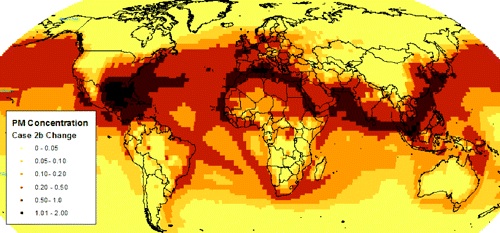 shipping particulate matter