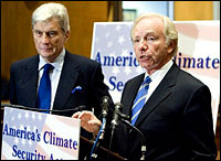 John Warner and Joe Lieberman