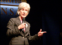 Kathleen Sebelius. Photo: Mindy Ricketts