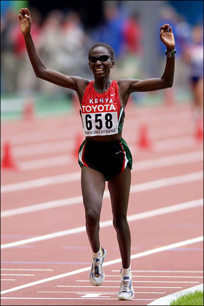 Catherine Ndereba. Photo: Kirby Lee/WireImage