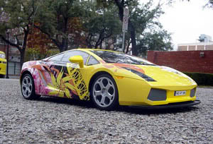 Lamborghini easily converted this gas guzzling Gallardo to use biofuels.  Yet the ecology and economic effects of producing the fuel for such a car have been called into question by most studies.