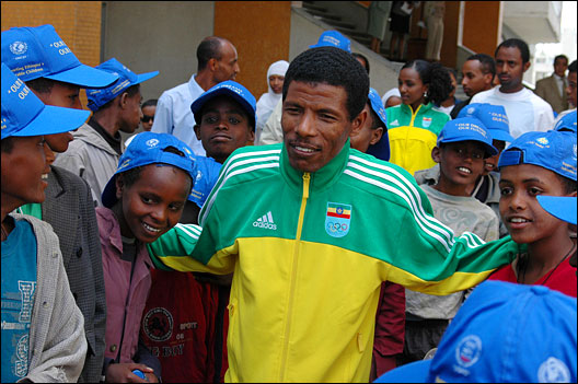 Haile Gebrselassie. Photo: Andrew Heavens via Flickr