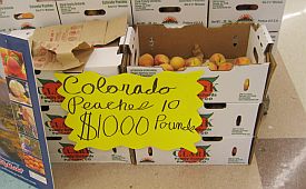 Colorado peaches. Photo: Stephanie Paige Ogburn