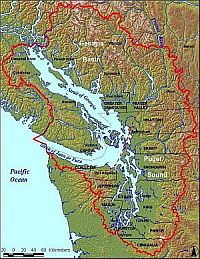 Salish Sea map