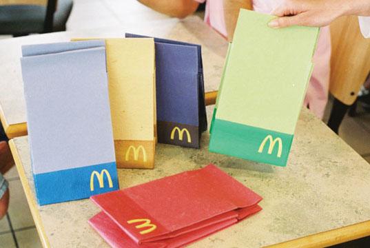 Biodegradable McDonald's packaging