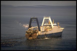 Fishing vessel.