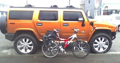 bike and hummer