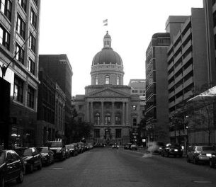 Indiana's statehouse.