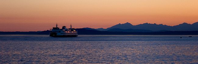 Sunset on the Puget Sound