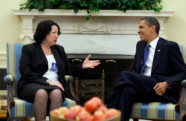 Sotomayor and Obama