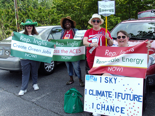 1sky activists in South Carolina