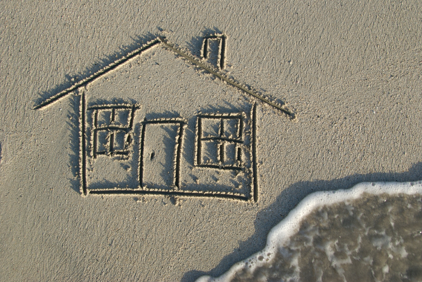 House washed away.