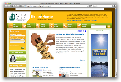 Sierra Club Green Home