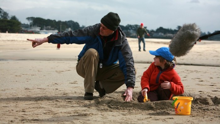 Sven and Elias on the beach