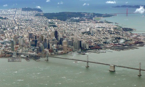 san francisco aerial view