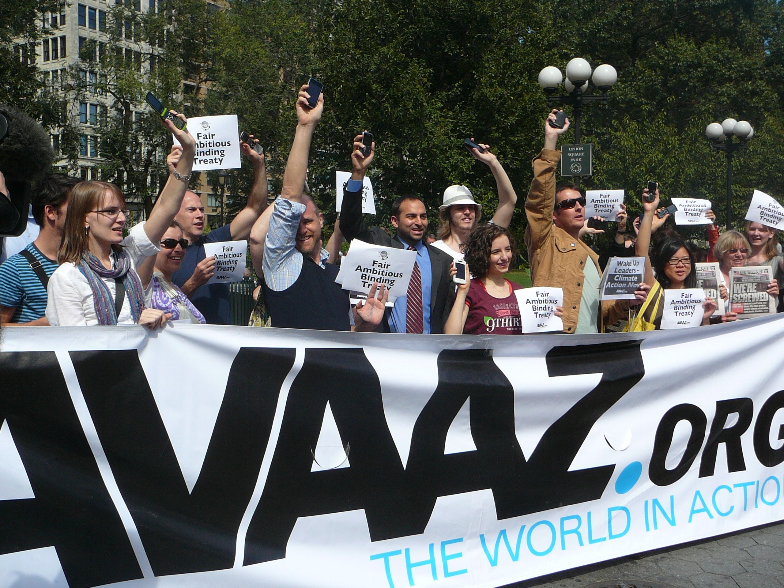 Flash mob at Union Square