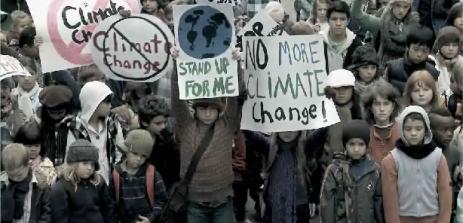 Children in protest