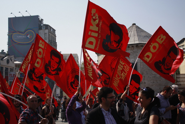 Protesters at World Bank Meetings in Istanbul