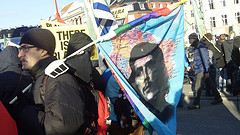 Che flag in Copenhagen