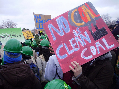 Coal protestors