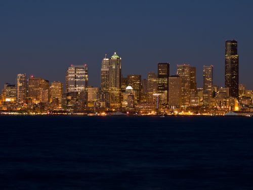 Seattle skyline. 