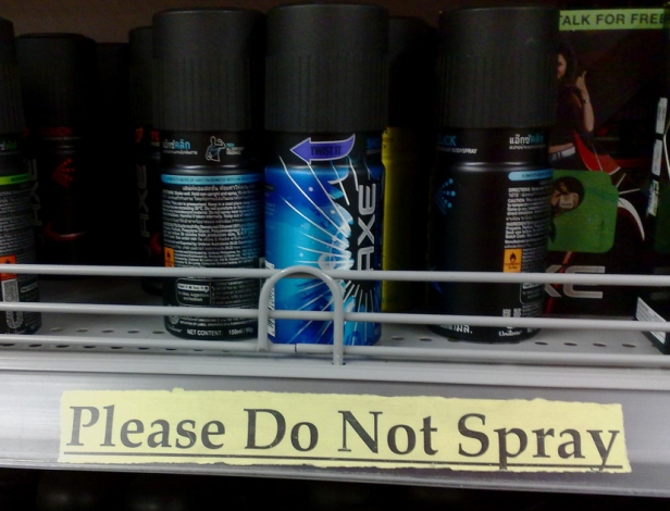 Axe body spray