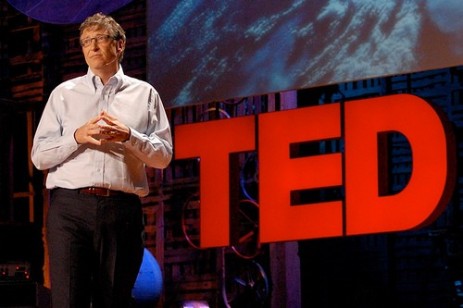 Bill Gates at TED conference