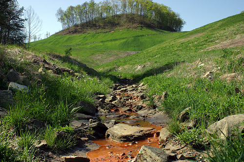 A "reclaimed" stream in Kentucky