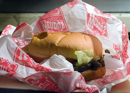 Wendy's burger