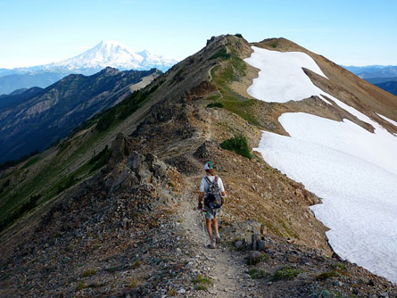 dude hiking