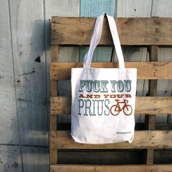 f your prius tote bag