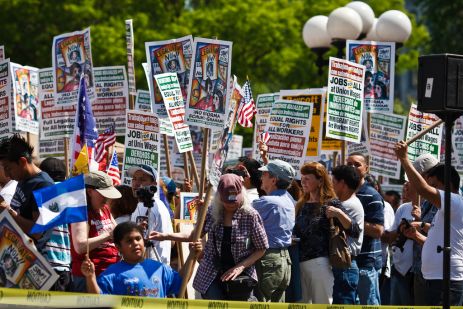 Immigration rally.