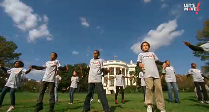 Kids on White ouse lawn