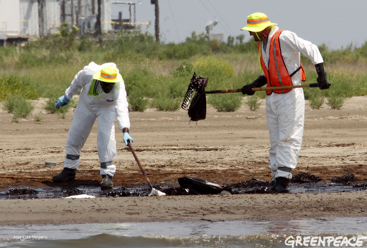 Cleanup workers