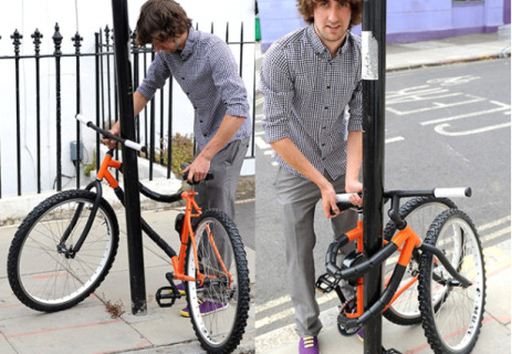 The bendable bike.