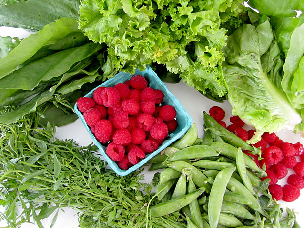 Box of veggies