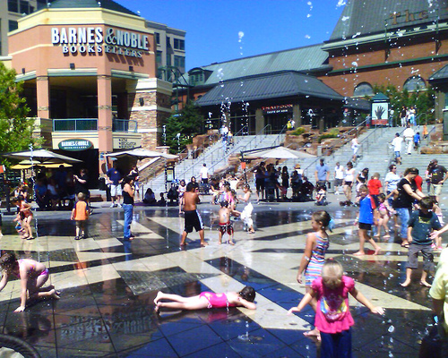 Olympic Legacy Fountain at Gateway