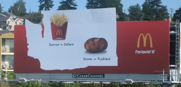 McDonald's billboard