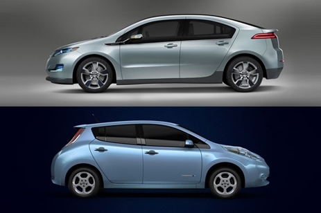 Nissan Leaf/Chevy Volt car comparison