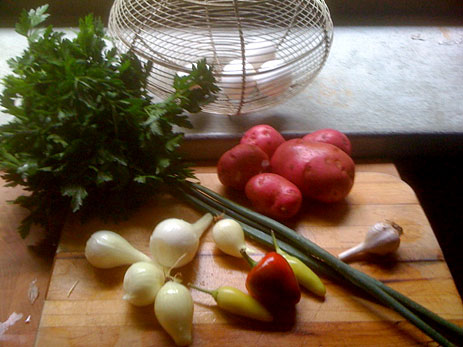 Vegetables ready to cook