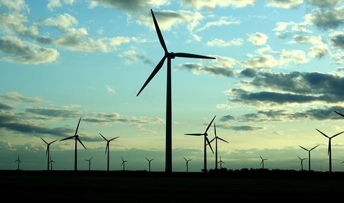 wind turbines