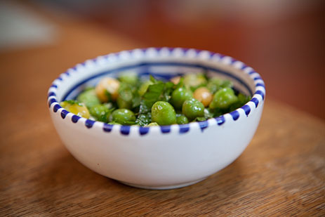 Chickpeas cooked