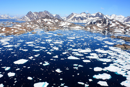 Greenland ice.