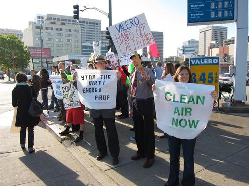 Protesters.