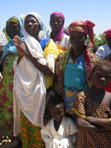 Traditional dressed women. 