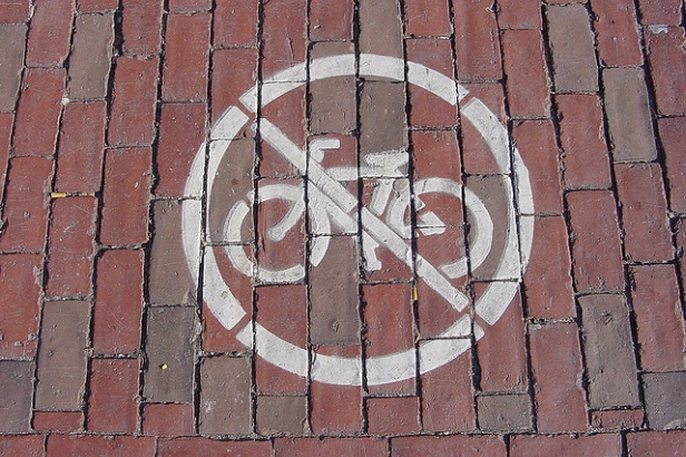 no bicycles