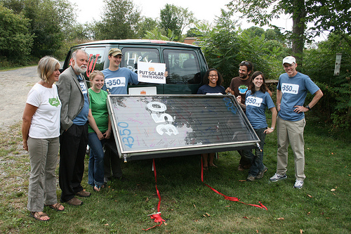 white house solar panel